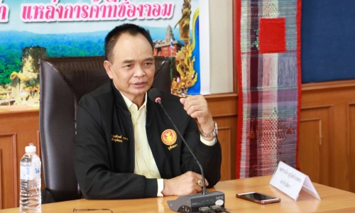 ประชุมร่วมกับคณะกรรมการอำนวยการโครงการสมาชิกวุฒิสภาพบประชาชน ณ ห้องประชุมที่ว่าการอำเภอกาบเชิง จังหวัดสุรินทร์