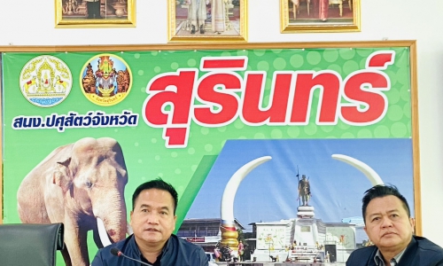 ปศุสัตว์จังหวัดสุรินทร์ ร่วมการประชุมชี้แจงโครงการคนไทยกินเนื้อโคไทย
